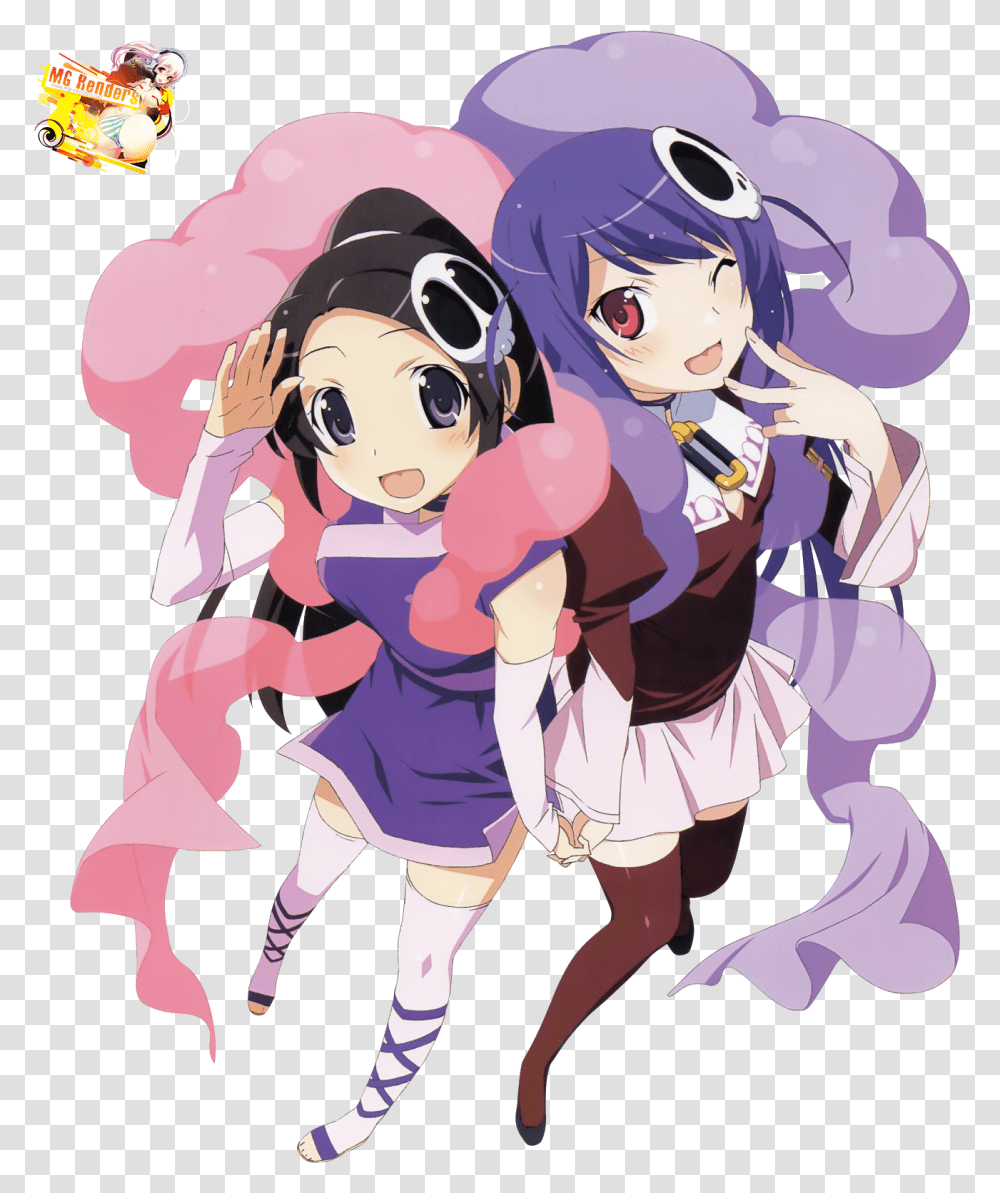 World God Only Knows Elsie And Haqua, Comics, Book, Person, Manga Transparent Png