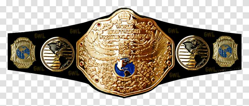 World Heavyweight Championship Emblem Buckle Wristwatch Transparent Png Pngset Com