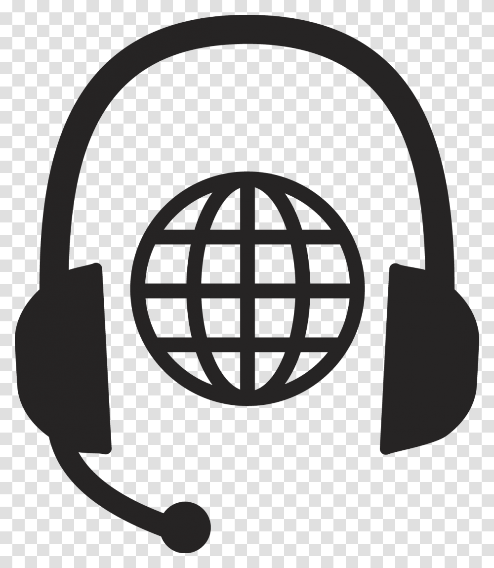 World Icon Svg, Electronics, Headphones, Headset, Stencil Transparent Png