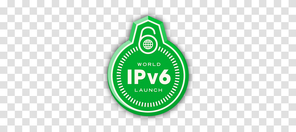 World Ipv6 Launch Ipv6 Logo, Label, Text, Symbol, Word Transparent Png
