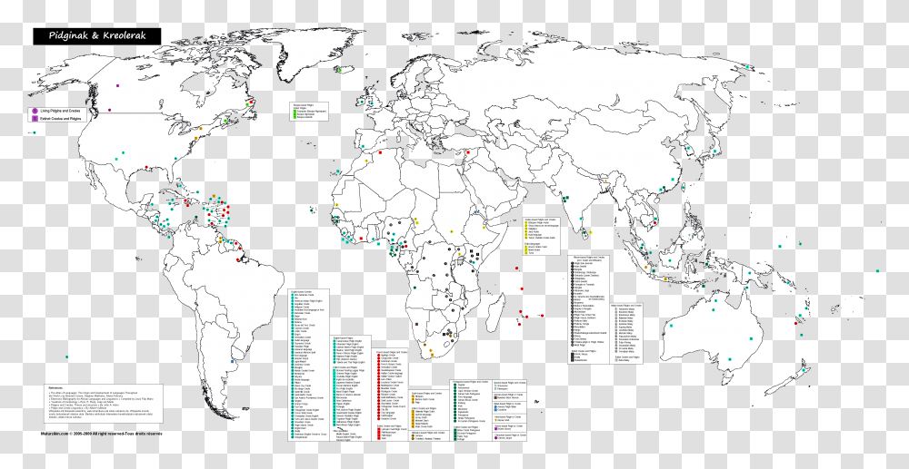 World Languages Clipart World Map Vector Map, Plot, Diagram, Atlas Transparent Png