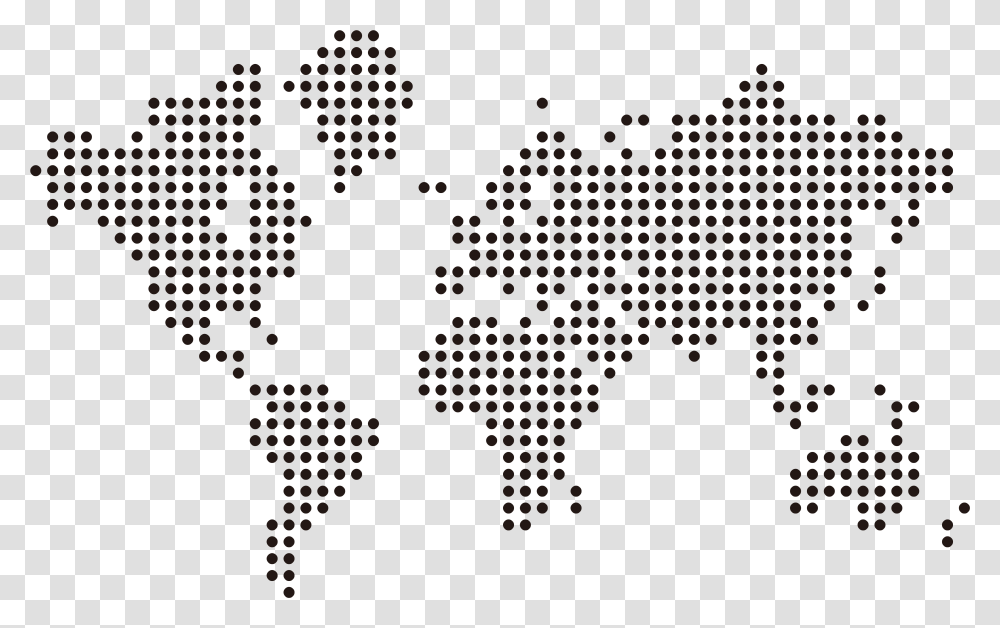 World Map Dotted Transprent World Map Dot Vector, Tie, Parliament, Urban Transparent Png