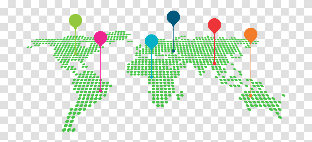 World Map Earth Globe Branch Connectivity Offices Vxi Philippines, Bush, Vegetation, Chandelier, Green Transparent Png