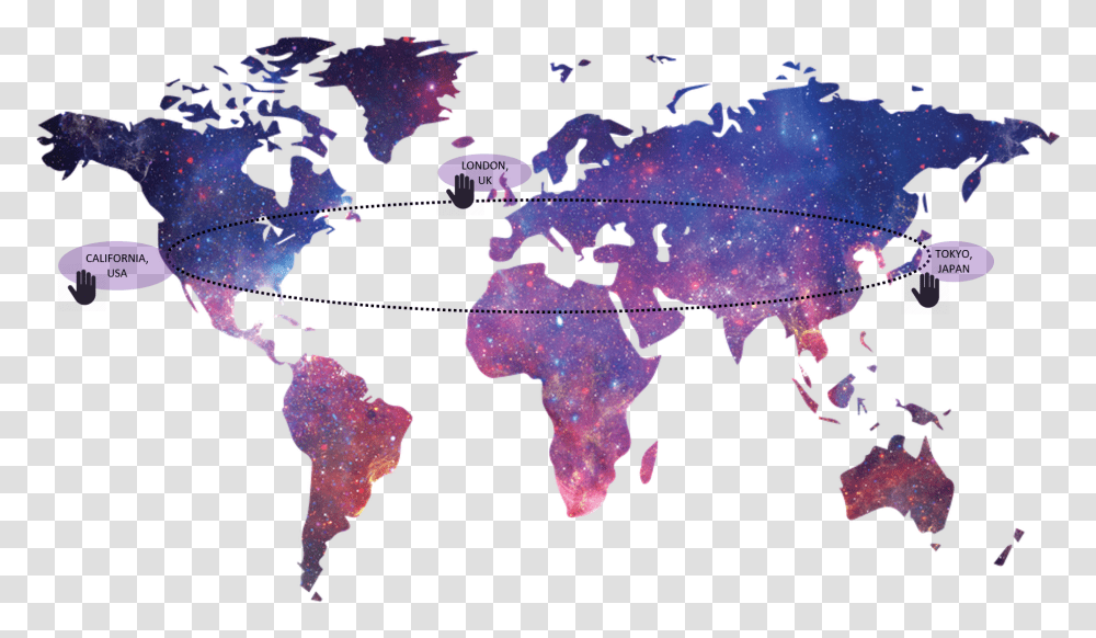 World Map Galaxy, Diagram, Plot, Astronomy, Outer Space Transparent Png