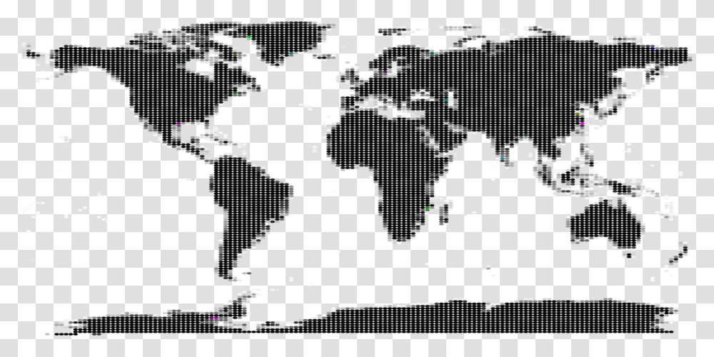 World Map Globe Outline Maps Flat Earth Map Black And White, Sea, Outdoors, Water, Nature Transparent Png