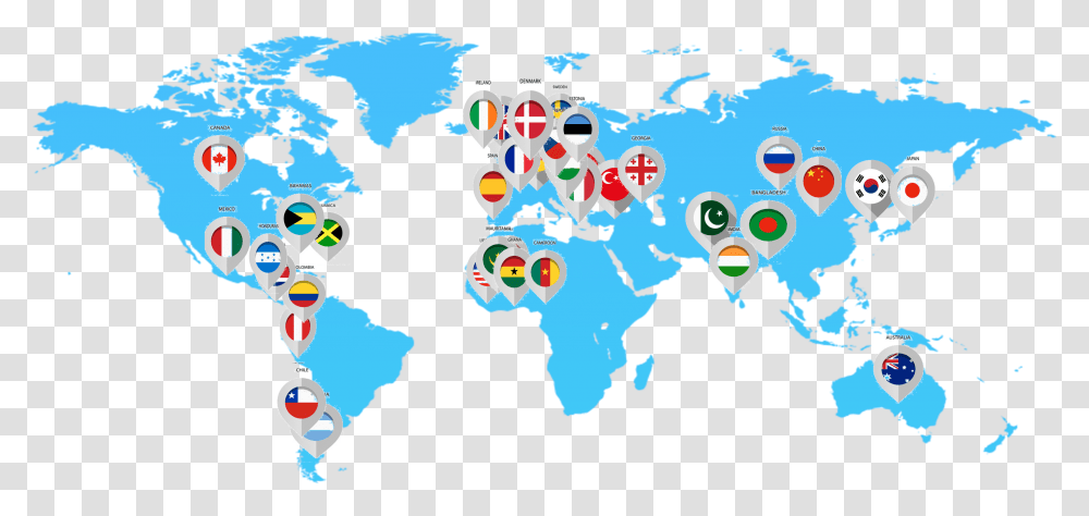 World Map, Diagram Transparent Png