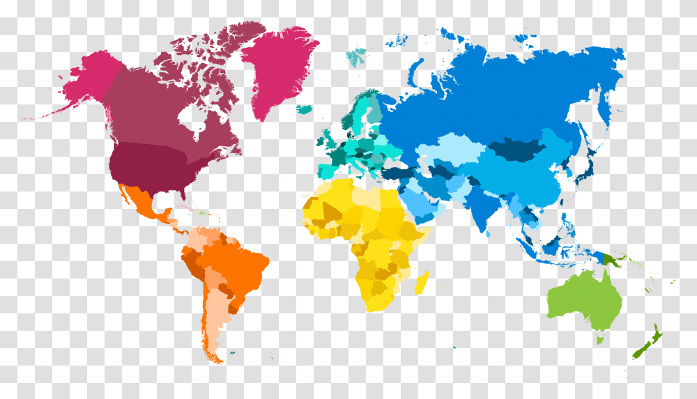 World Map Images World Map Colorful, Diagram, Plot, Atlas Transparent Png