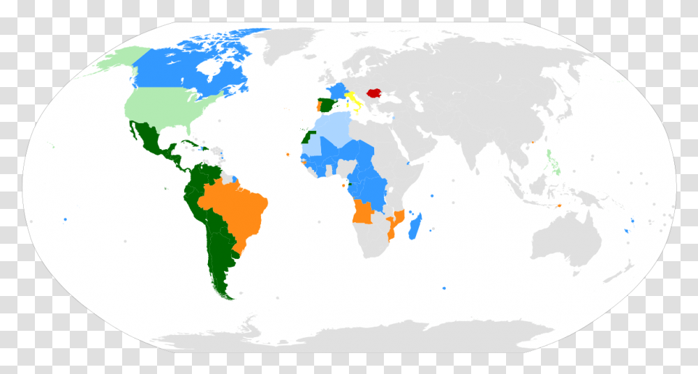 World Map In, Diagram, Plot, Atlas, Painting Transparent Png