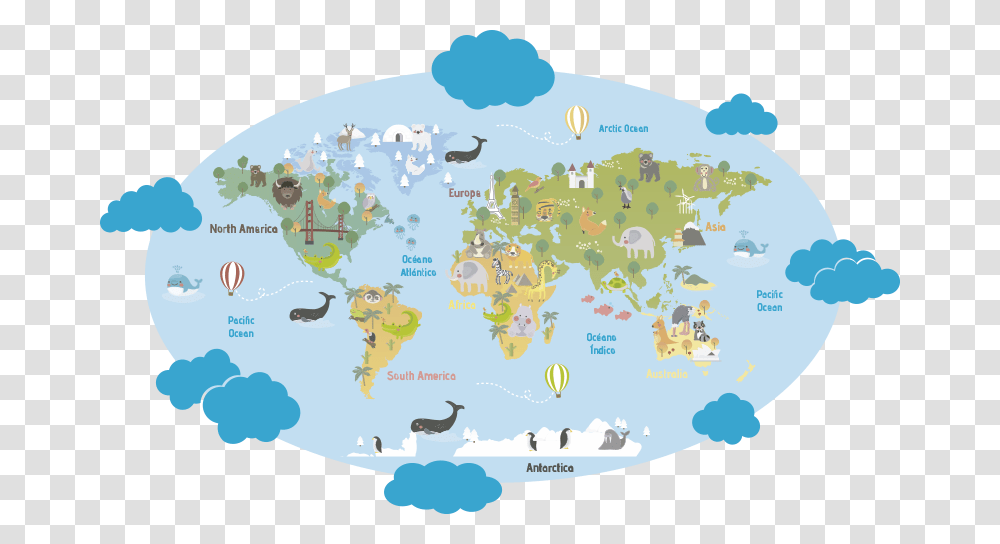 World Map Landmarks, Diagram, Plot, Atlas, Bird Transparent Png
