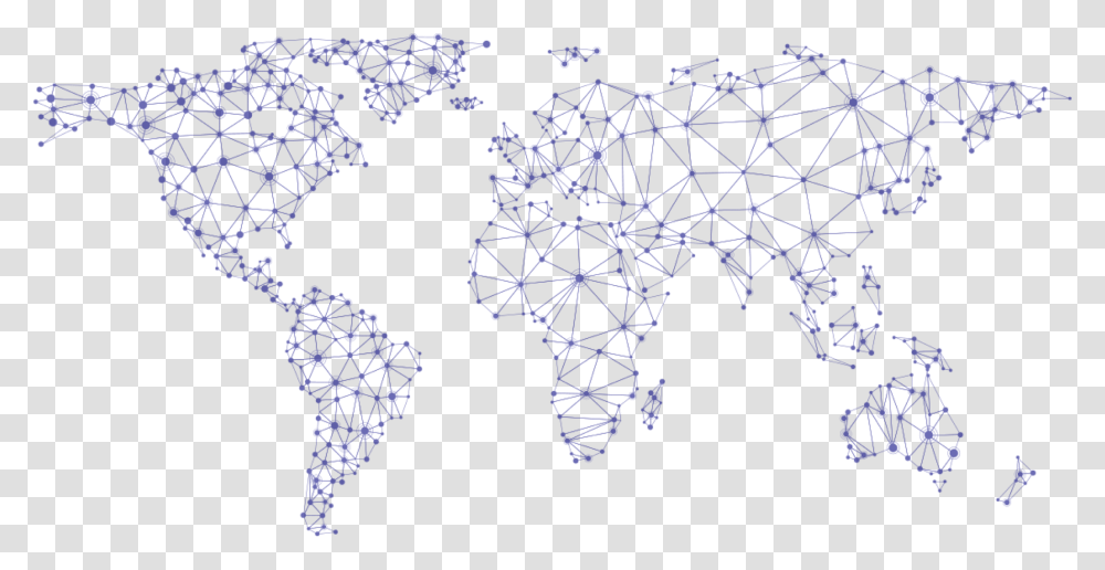 World Map Of Client Base Professional Background Image For A Website, Network, Diagram, Plot, Fractal Transparent Png