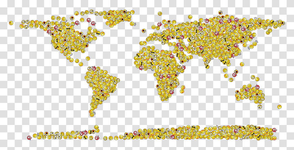 World Map One Color, Pattern, Crowd, Parade Transparent Png