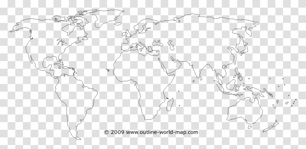 World Map Outlines Vector Black And Map Of World World Map Blank Printable Pdf, Gray, World Of Warcraft, Halo, Legend Of Zelda Transparent Png