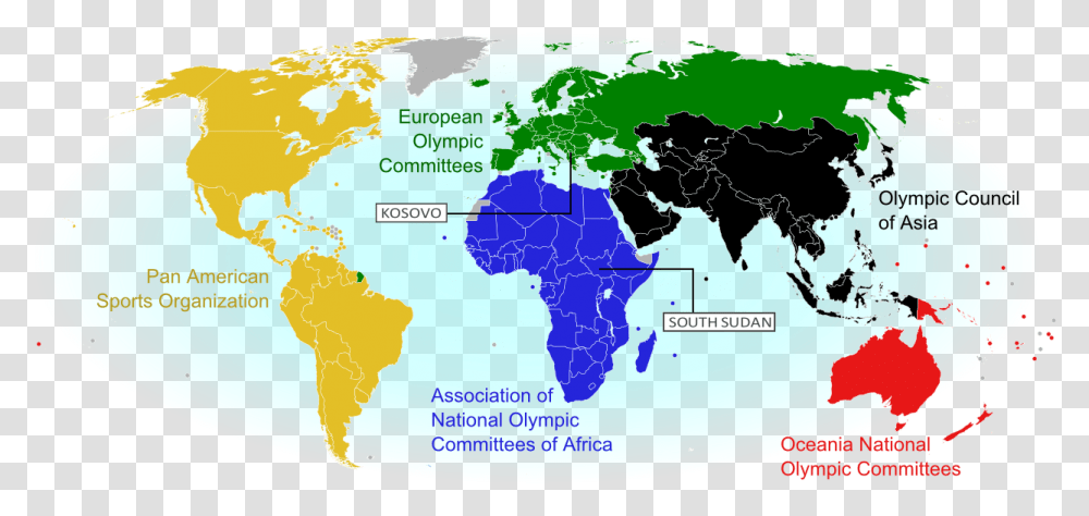 World Map Showing The Five Continental Associations Haiti Compared To Us, Plot, Diagram, Outer Space, Astronomy Transparent Png