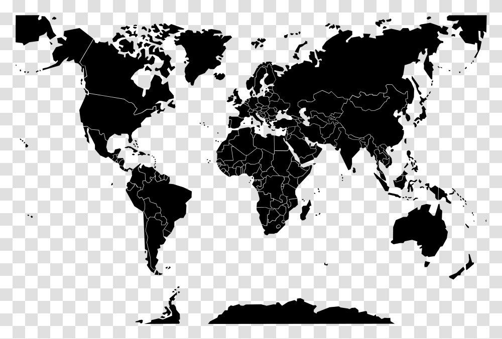 World Map Vector World Map Vector Borders, Diagram, Atlas, Plot, Person Transparent Png