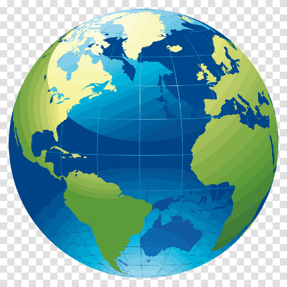 World Map Vivid Clip Arts Globe Usa And Europe, Outer Space, Astronomy, Universe, Planet Transparent Png