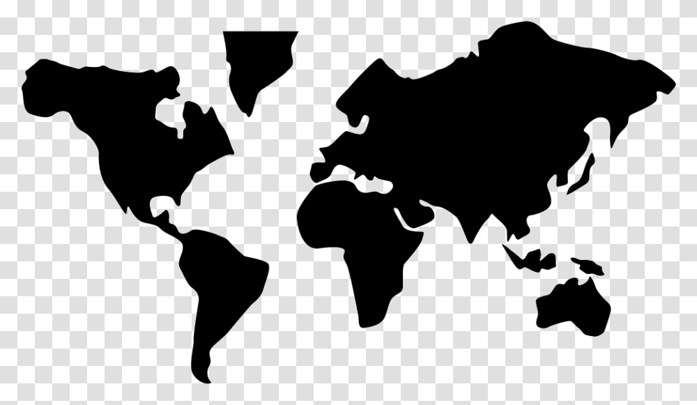 World Map World Map Icon Free, Stencil, Silhouette, Person, Human Transparent Png