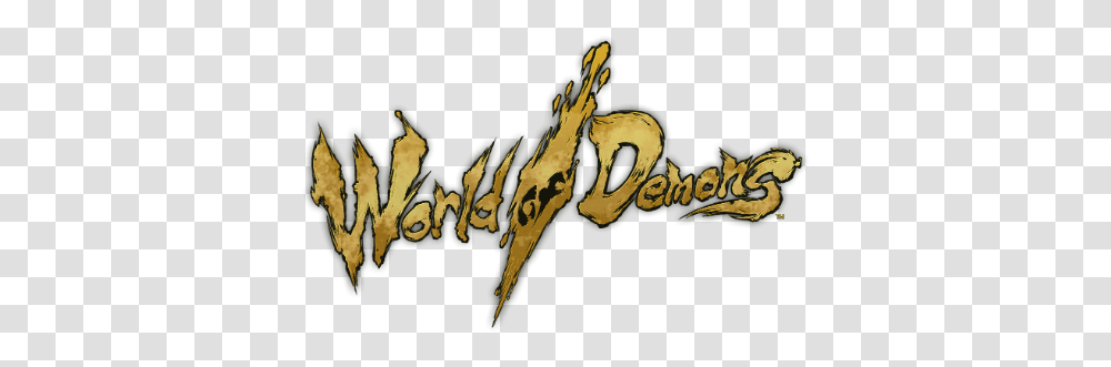 World Of Demons Preview World Of Demons Game Logo, Text, Alphabet, Word, Handwriting Transparent Png