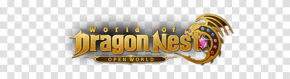 World Of Dragon Nest Official Website Dragon Nest World Logo, Text, Alphabet, Word, World Of Warcraft Transparent Png
