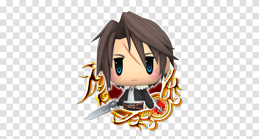 World Of Ff Squall Khux Wiki Kingdom Hearts Medals, Comics, Book, Manga, Text Transparent Png