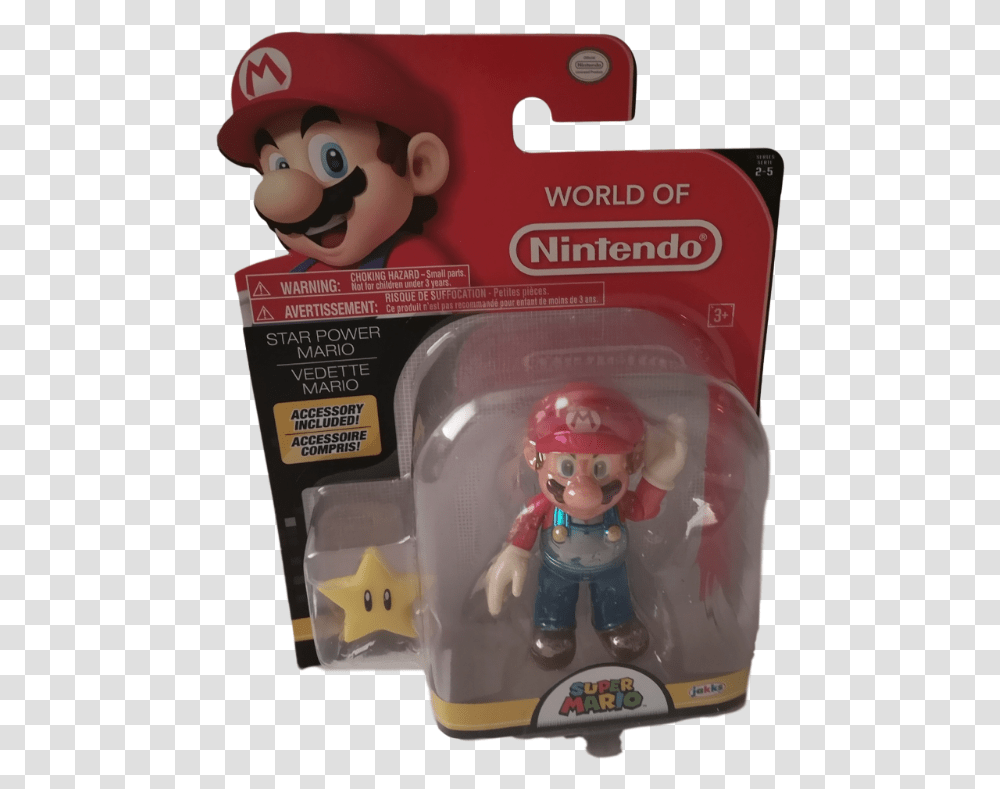 World Of Nintendo Star Power Mario 4 Figure Splatoon World Of Nintendo, Toy, Doll, Super Mario Transparent Png