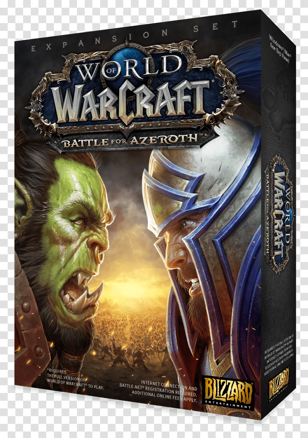 World Of Warcraft Battle For Azeroth, Poster, Advertisement, Person, Human Transparent Png