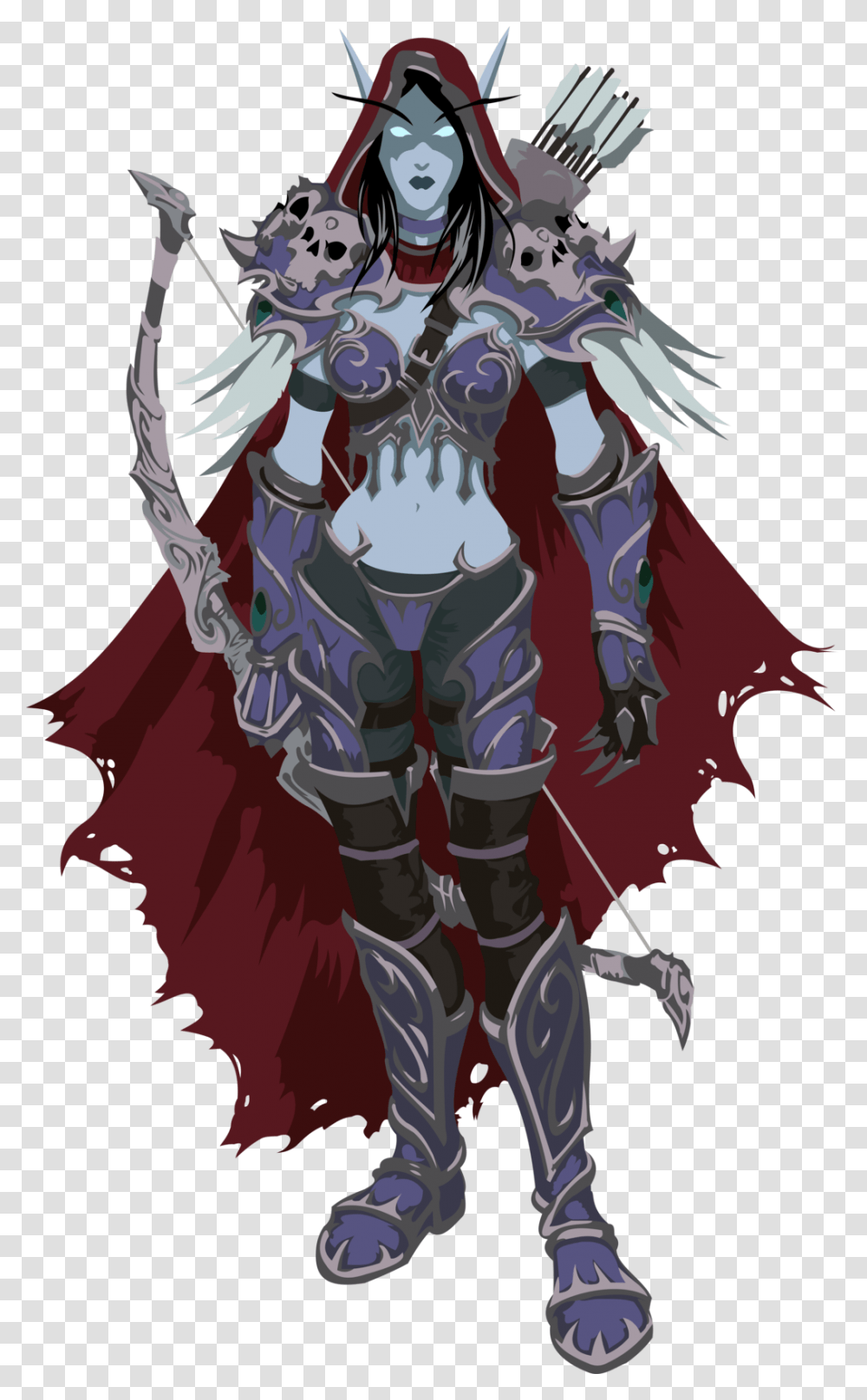 World Of Warcraft By Sylvanas Windrunner, Person, Costume Transparent Png