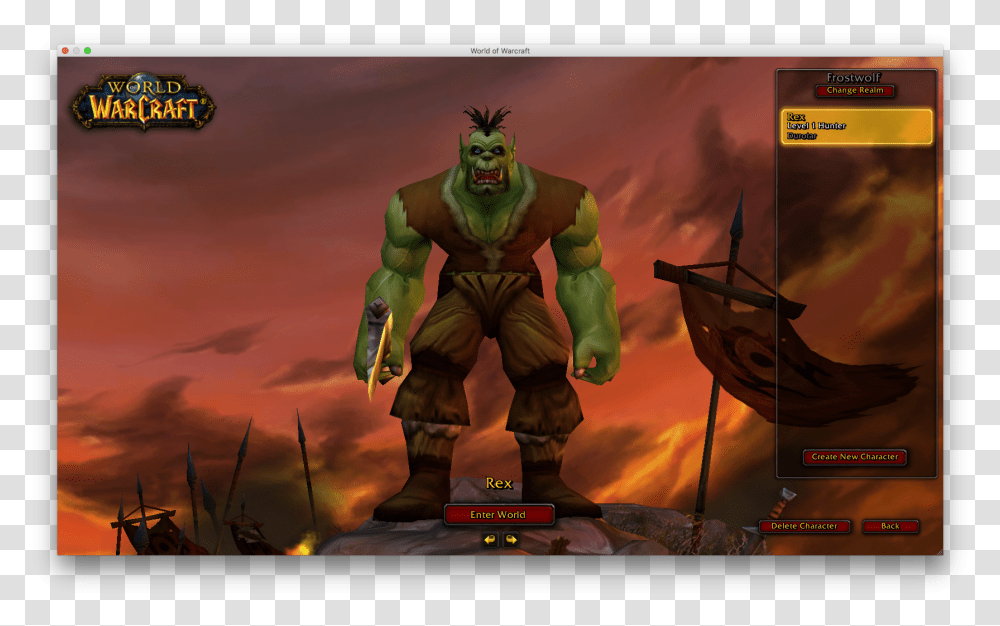 World Of Warcraft Classic Wow Orc Hunter, Bird, Animal Transparent Png