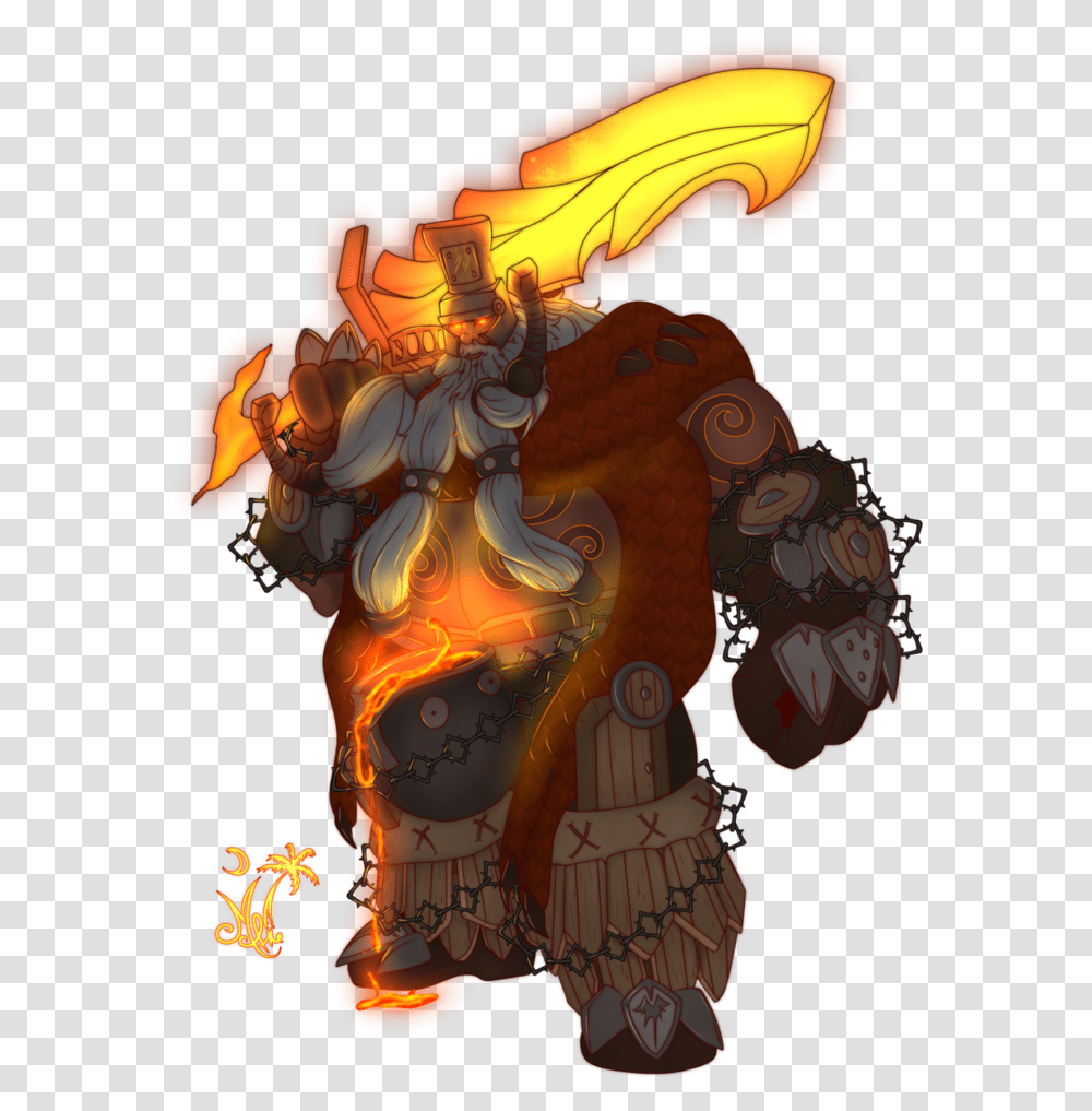 World Of Warcraft Commission Surtrur By Mischiart Illustration, Dragon, Flame, Fire Transparent Png