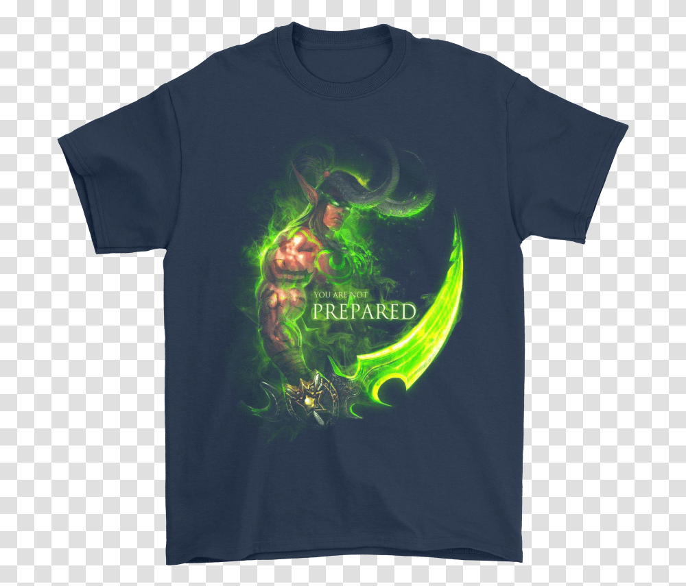 World Of Warcraft Demon Hunter World Turned Upside Down Shirt, Apparel, T-Shirt, Flare Transparent Png