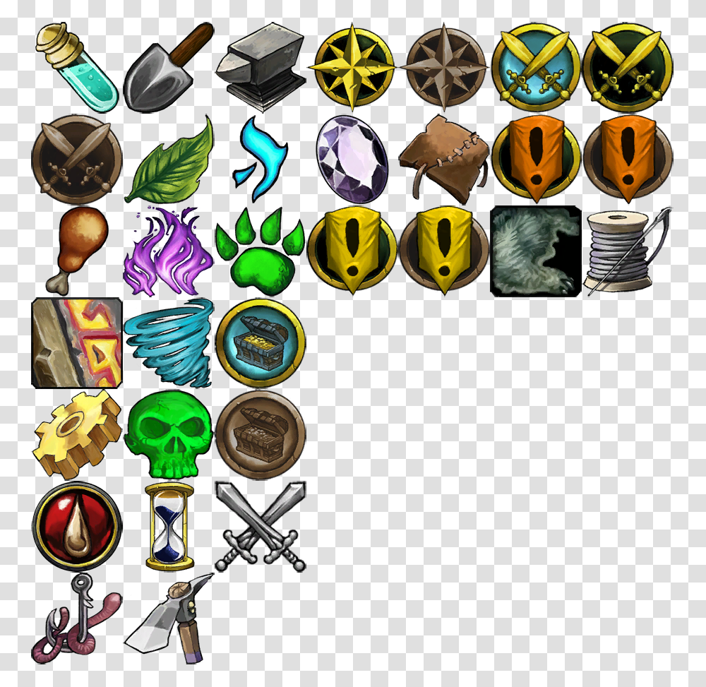 World Of Warcraft Icons Clipart World Of Warcraft Map Icons, Wristwatch, Metropolis, Coin, Money Transparent Png