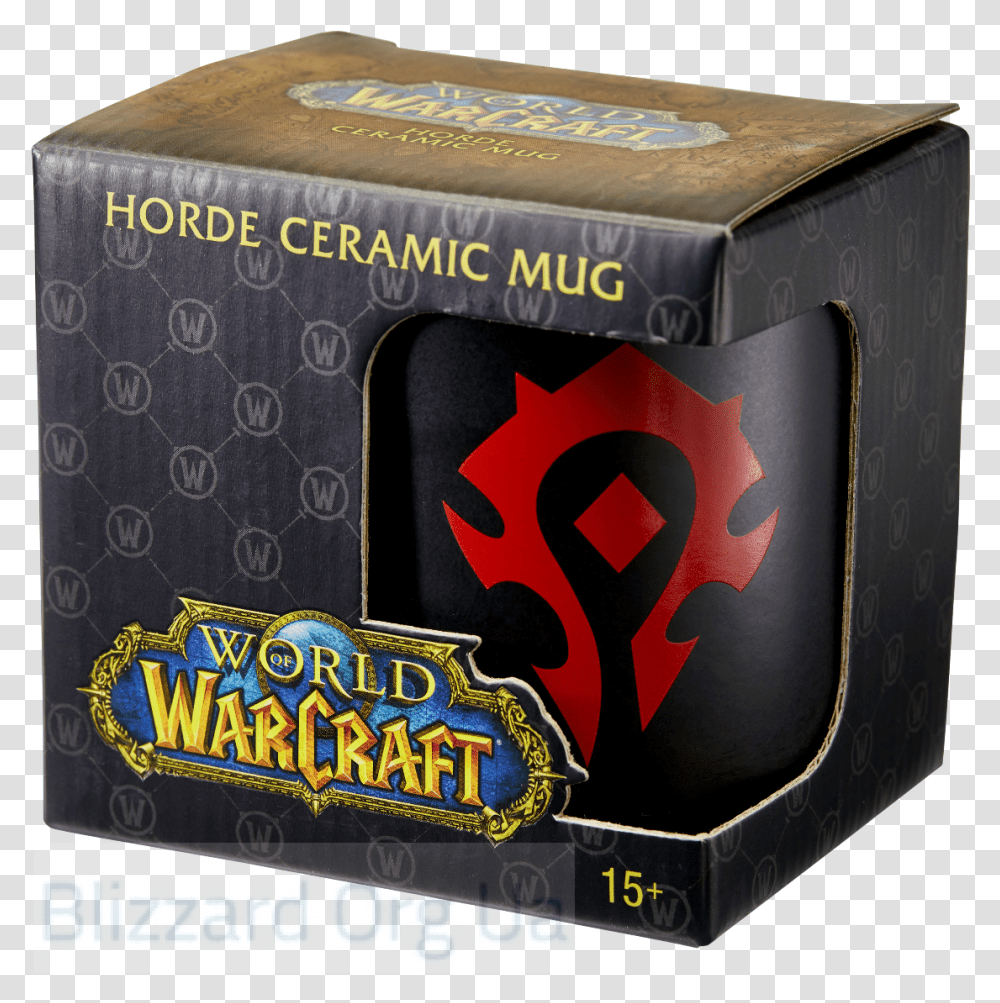 World Of Warcraft Logo Mug Horde World Of Warcraft, Box, Legend Of Zelda, Arcade Game Machine, Text Transparent Png