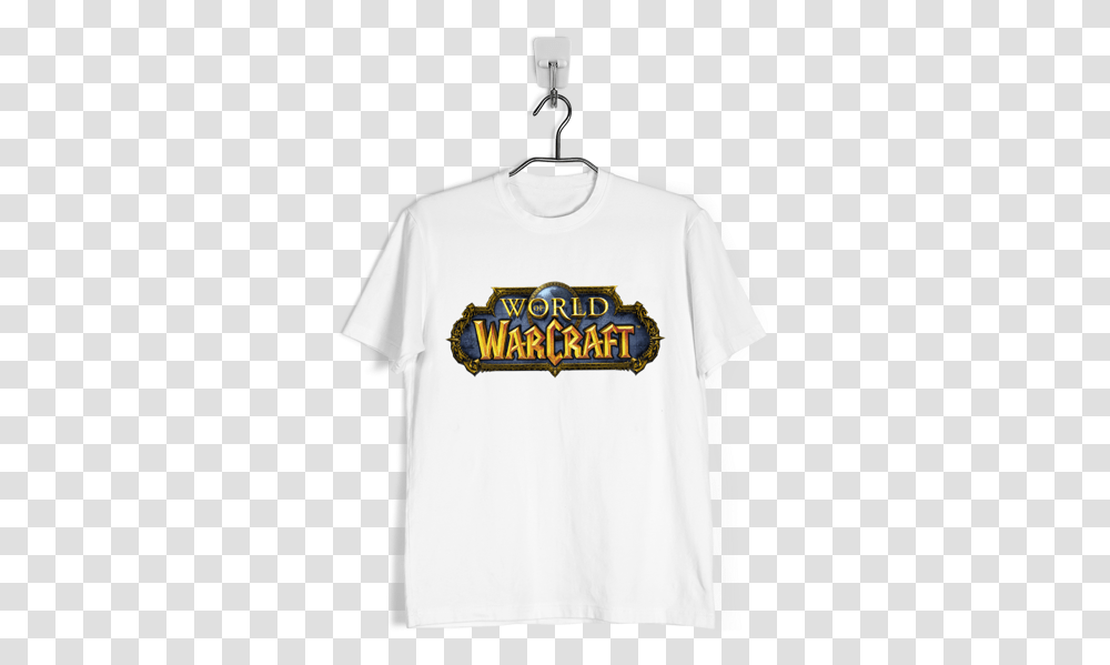 World Of Warcraft Logo T Shirt Merlion T Shirt, Apparel, T-Shirt Transparent Png