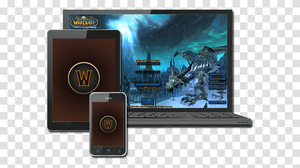 World Of Warcraft, Mobile Phone, Electronics, Cell Phone, Monitor Transparent Png