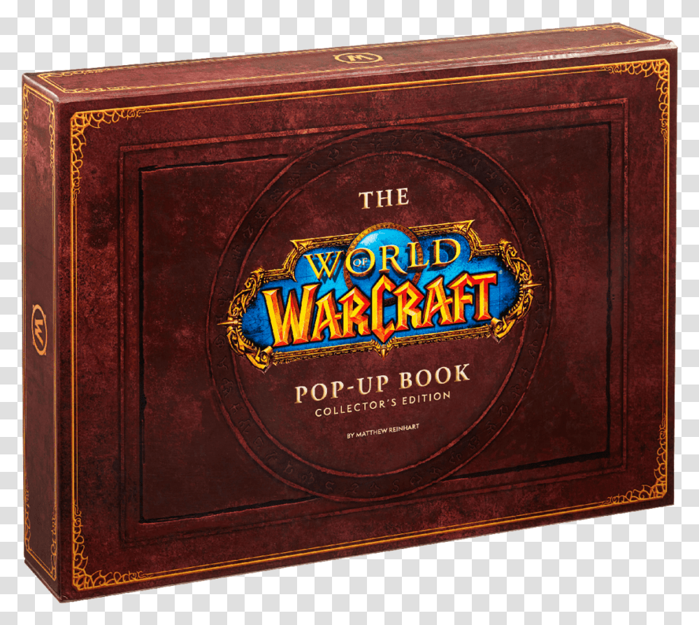 World Of Warcraft Pop Up Book Collector's Edition, Label, Box, Statue Transparent Png