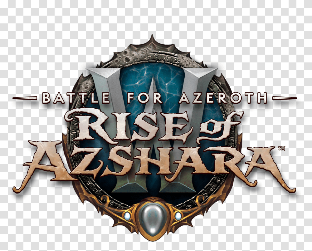 World Of Warcraft Wiki Wow Rise Of Azshara Logo, Trademark, Emblem Transparent Png
