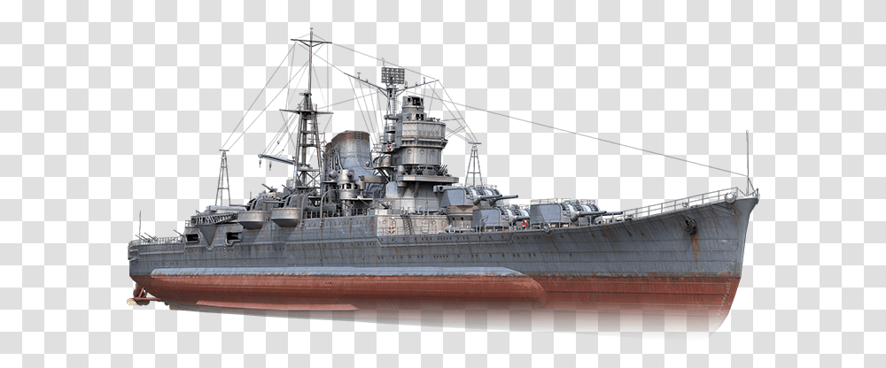 World Of Warships Japanese Cruiser Mogami, Boat, Vehicle, Transportation, Navy Transparent Png