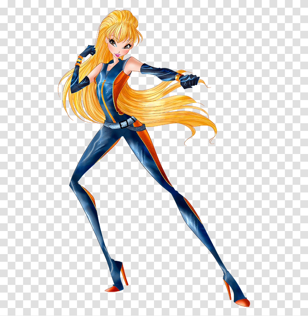 World Of Winx Stella In Spy Outfit Picture World Of Winx Stella, Person, Bird, People Transparent Png
