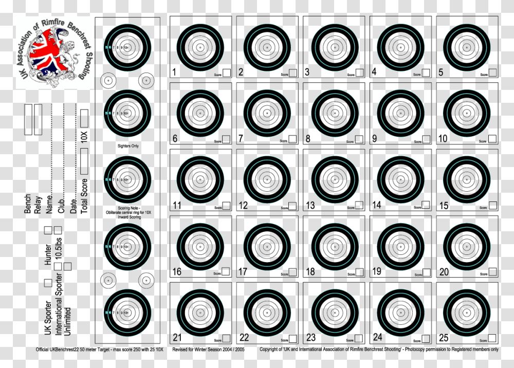 World Rimfire And Air Rifle Benchrest Target, Cooktop, Indoors, Pattern, Spiral Transparent Png