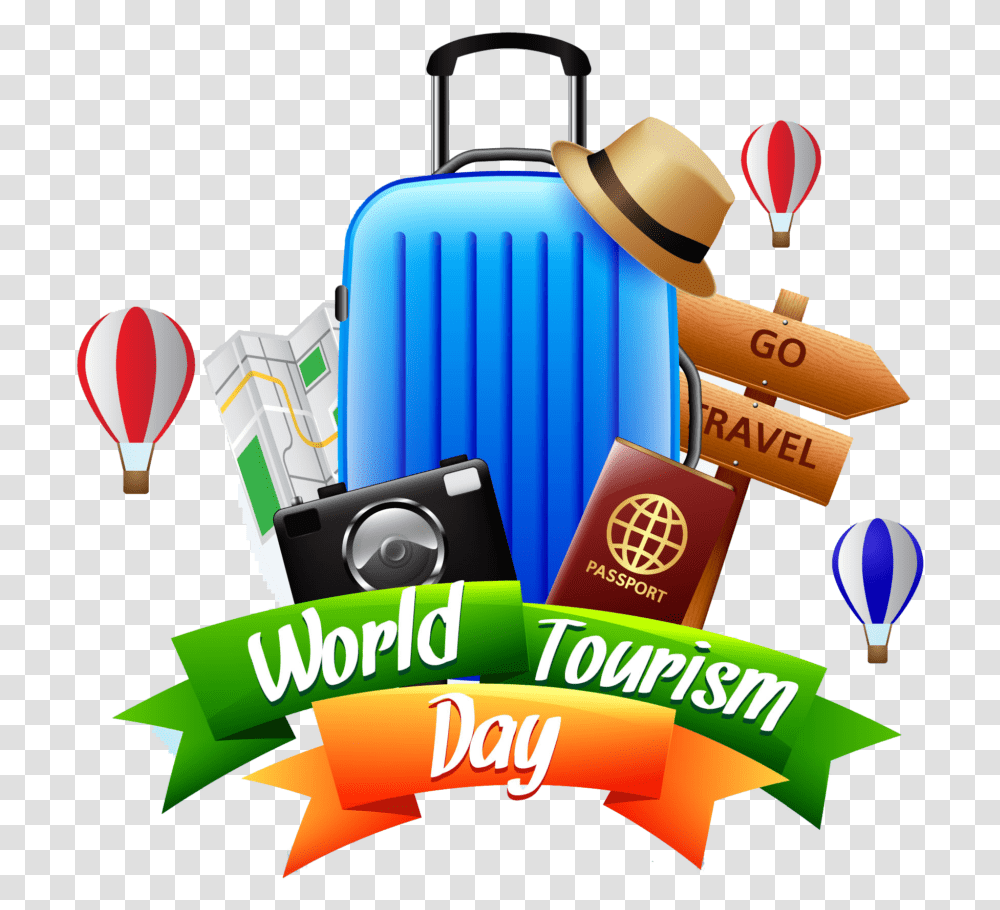 World Travel World Tourism Day 2019, Luggage, Suitcase, Lawn Mower Transparent Png