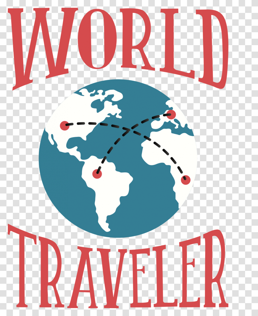 World Traveler Svg Cut File Poster, Advertisement, Astronomy, Outer Space, Universe Transparent Png
