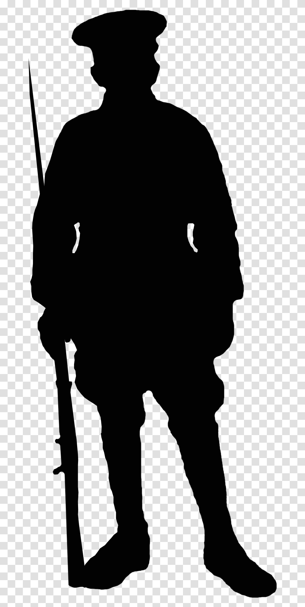 World War 1 Soldier Silhouette At Getdrawings World War 1 Soldier Silhouette, Outdoors, Nature, Person, Face Transparent Png