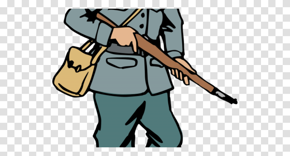 World War 2 Cartoon Soldier, Person, Overcoat, Bird Transparent Png