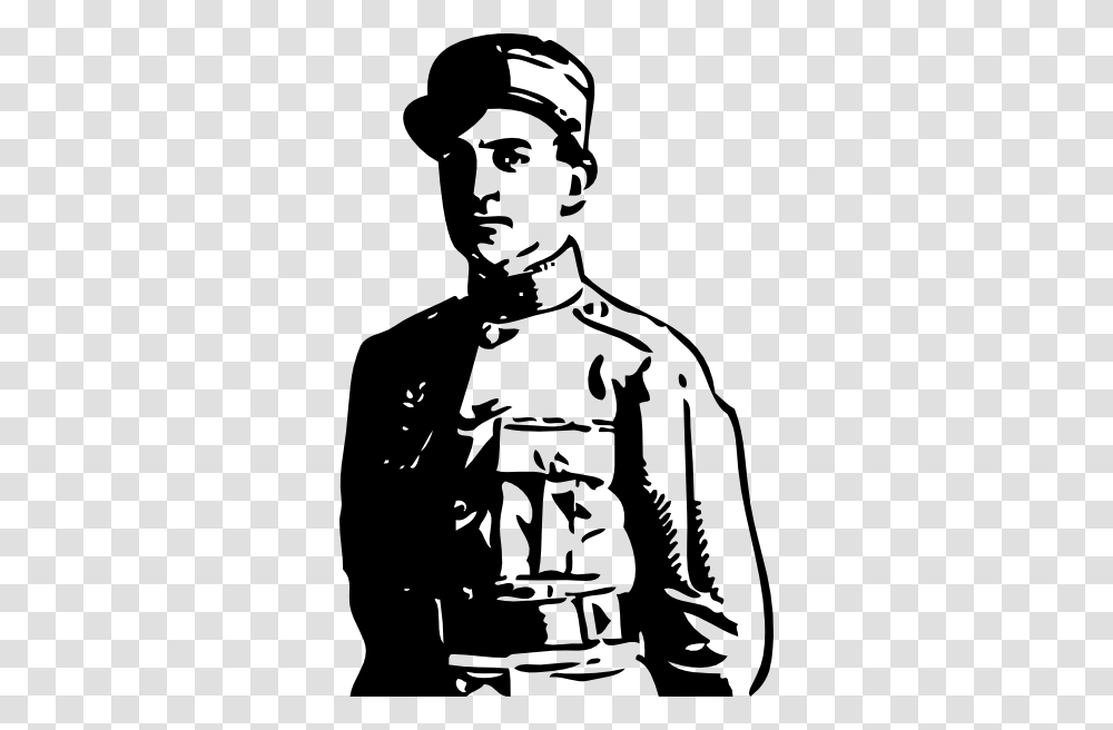 World War Officer Clip Art, Military Uniform, Person, Human, Captain Transparent Png