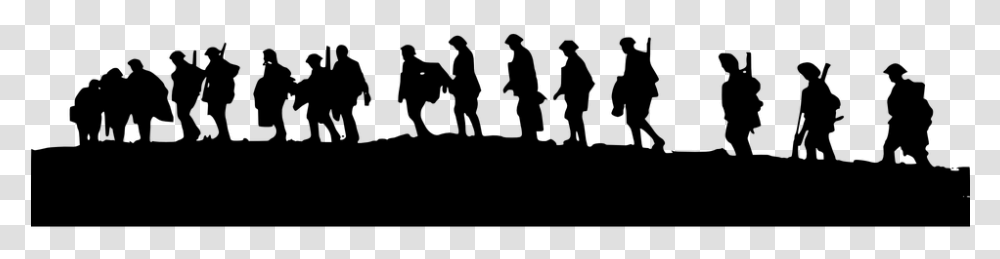 World War One Silhouette, Gray, World Of Warcraft Transparent Png