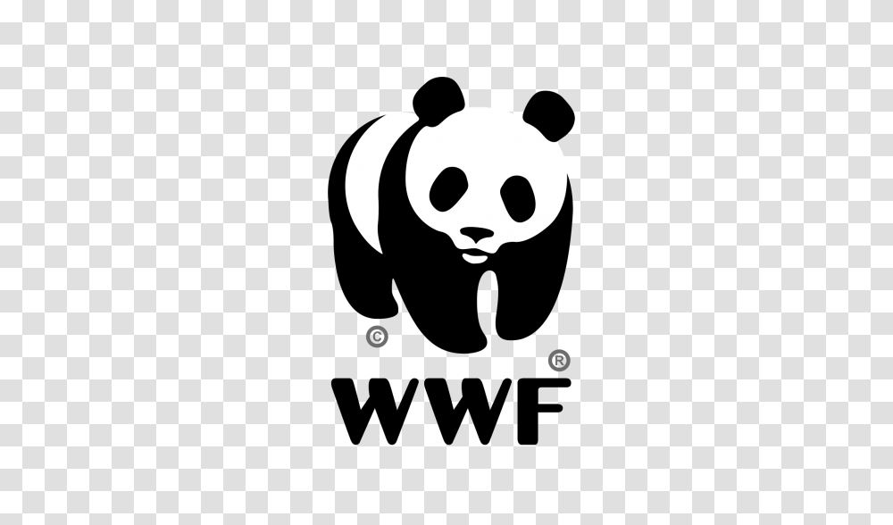 World Wide Fund For Nature Logo Organization Logo, Stencil, Giant Panda, Bear, Wildlife Transparent Png