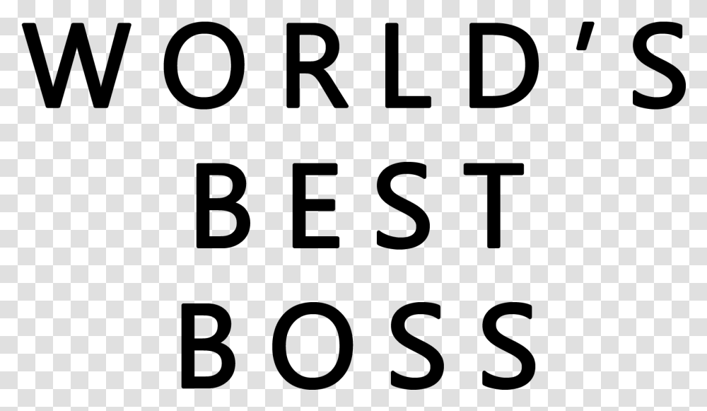 Worlds Best Boss The Office Black And White, Gray, World Of Warcraft Transparent Png