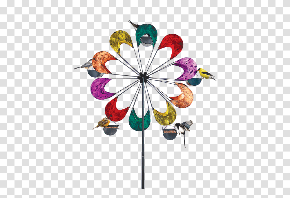 Worlds First Kinetic Ferris Wheel Bird Feeder Exhart, Pineapple, Floral Design, Pattern Transparent Png