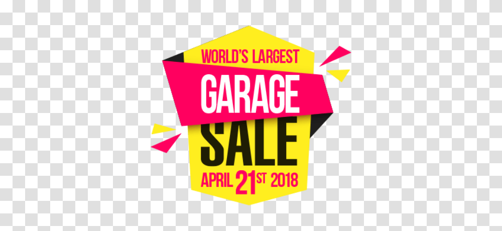 Worlds Largest Garage Sale Returns To The Family Arena, Label, Paper, Advertisement Transparent Png