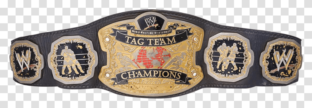 Worldtag Wwe Raw World Tag Team Championship Belt, Buckle, Rug, Purse Transparent Png