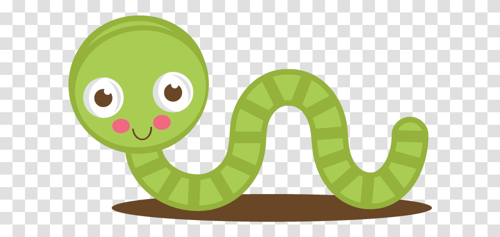 Worm Clipart Background Cute Worm Clipart, Animal, Reptile, Snake, Green Snake Transparent Png